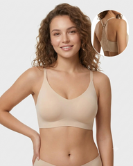 Seamless Backless Lace Bralette