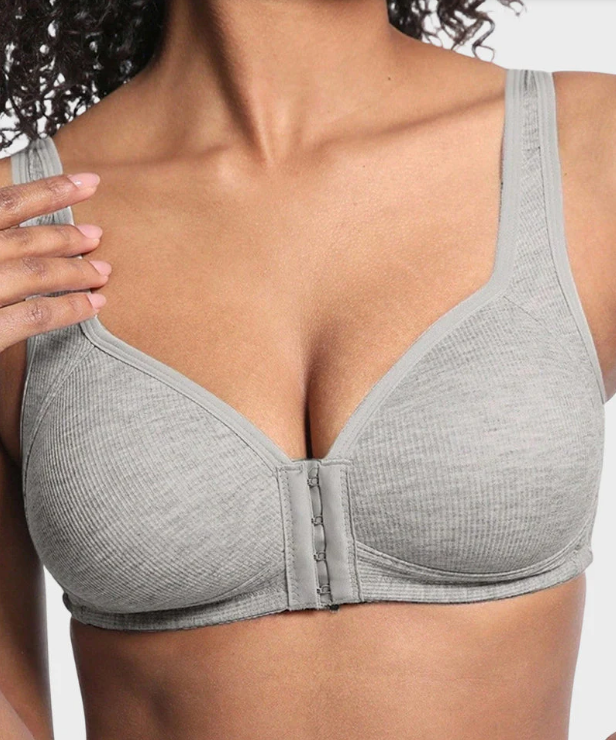 Front Closure Wireless Support Bra – Easy-On Design, Lift & All-Day Comfort