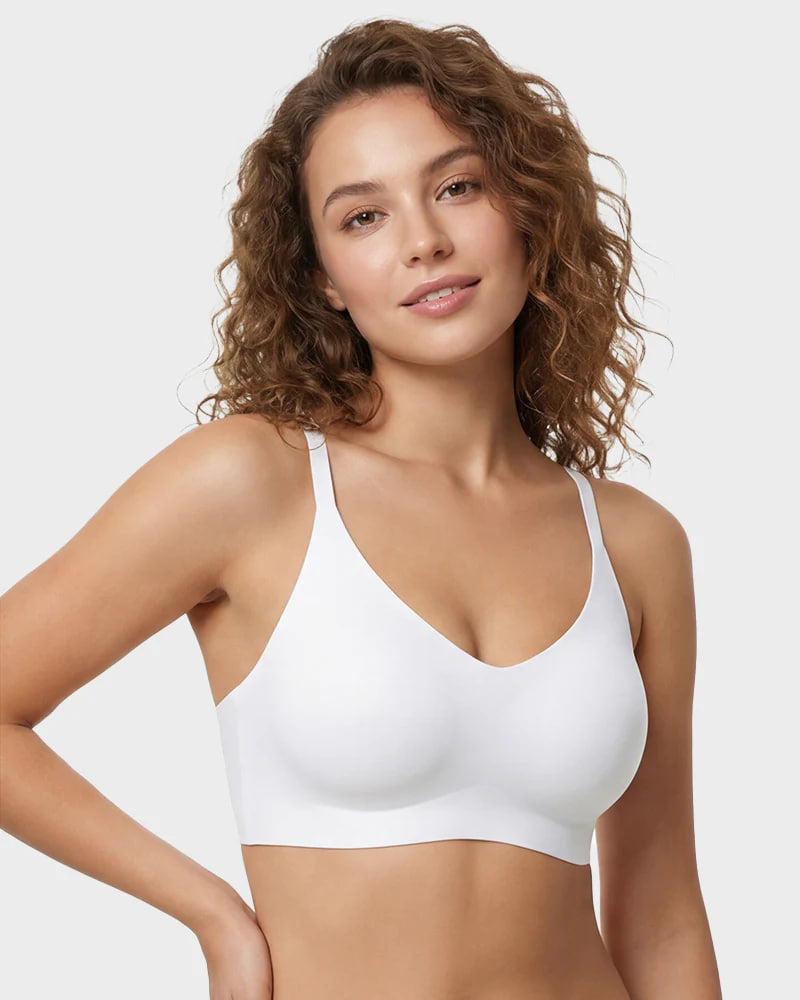 Seamless Backless Lace Bralette