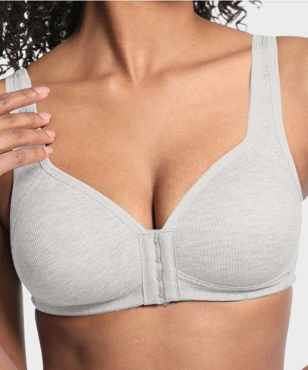Front Closure Wireless Support Bra – Easy-On Design, Lift & All-Day Comfort