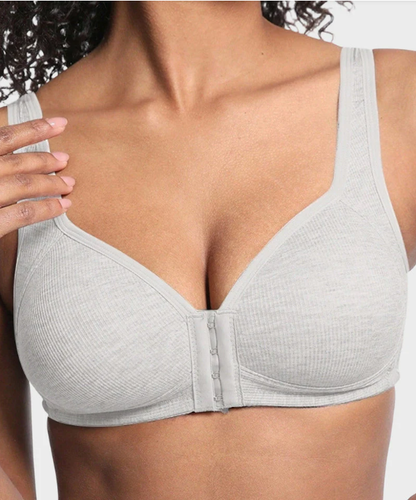 Front Closure Wireless Support Bra – Easy-On Design, Lift & All-Day Comfort