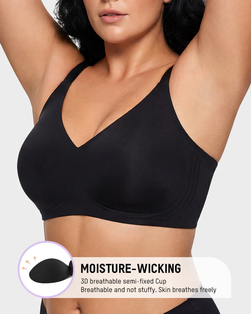 Seamless Soft Comfort Jelly Strip Wireless Bra
