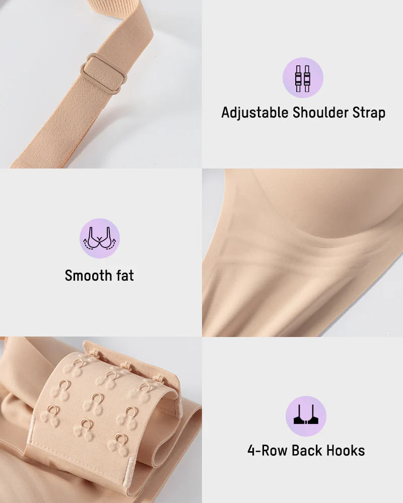 Seamless Soft Comfort Jelly Strip Wireless Bra